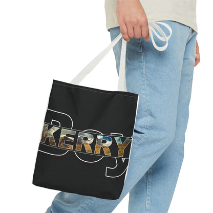 Kerry Boy Black - Black Tote Bag (AOP)