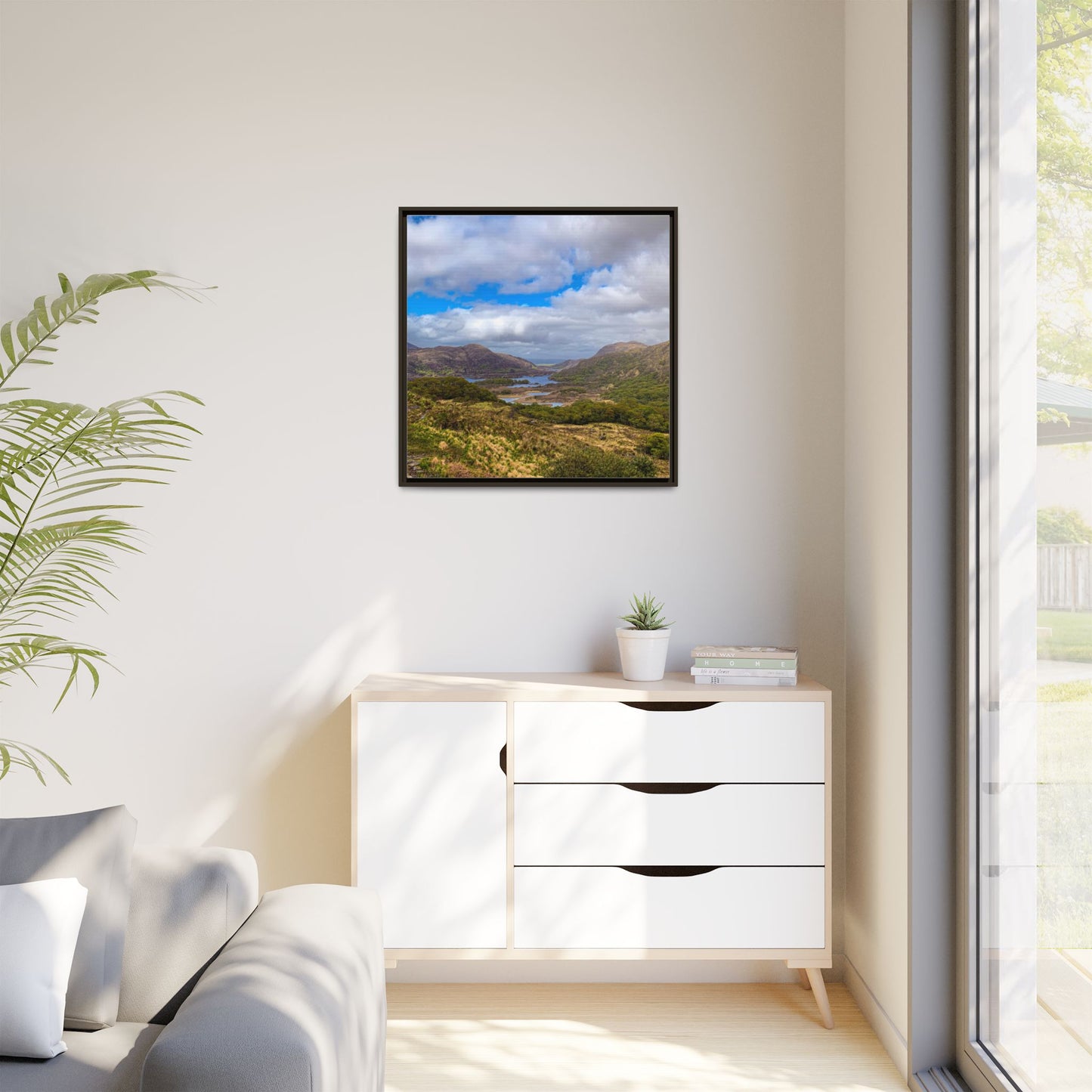 Matte Canvas, Framed (Multi-color)