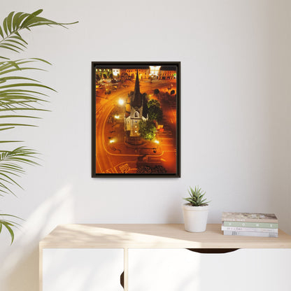 Listowel Church Matte Canvas, Framed (Multi-color)