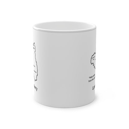 Londonderry Magic Mug: Color - Changing Coffee Cup with Artistic Map Design