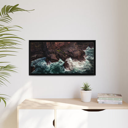 Kerry Head Matte Canvas, Framed (Multi-color)