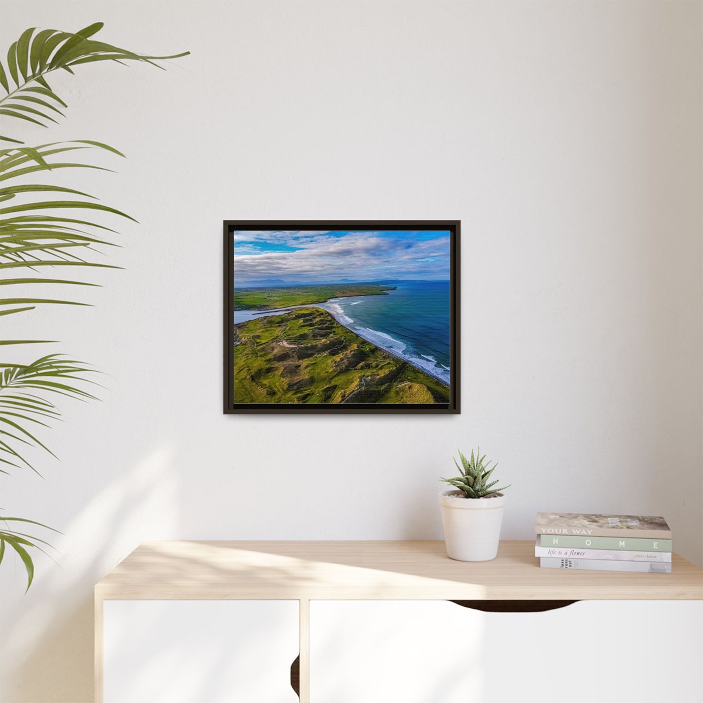 Kerry Landscape Matte Canvas, Framed (Multi-color)