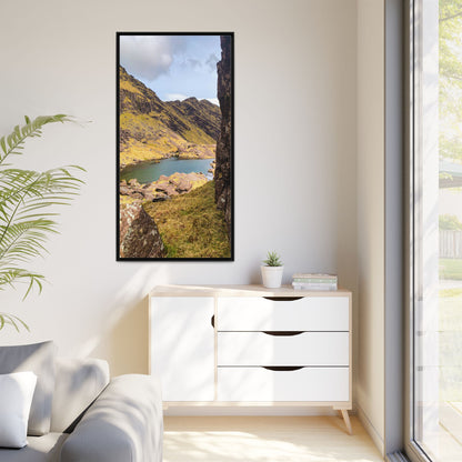 Mount Brandon Valley Matte Canvas, Framed (Multi-color)