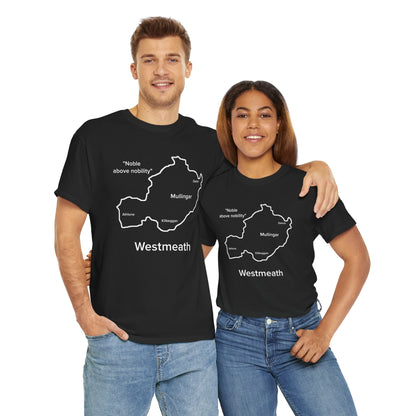 Westmeath Unisex Heavy Cotton T-Shirt Black Edition
