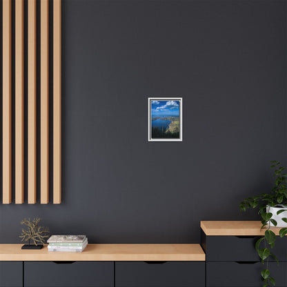 Kuckross Lake Matte Canvas, Framed (Multi-color)