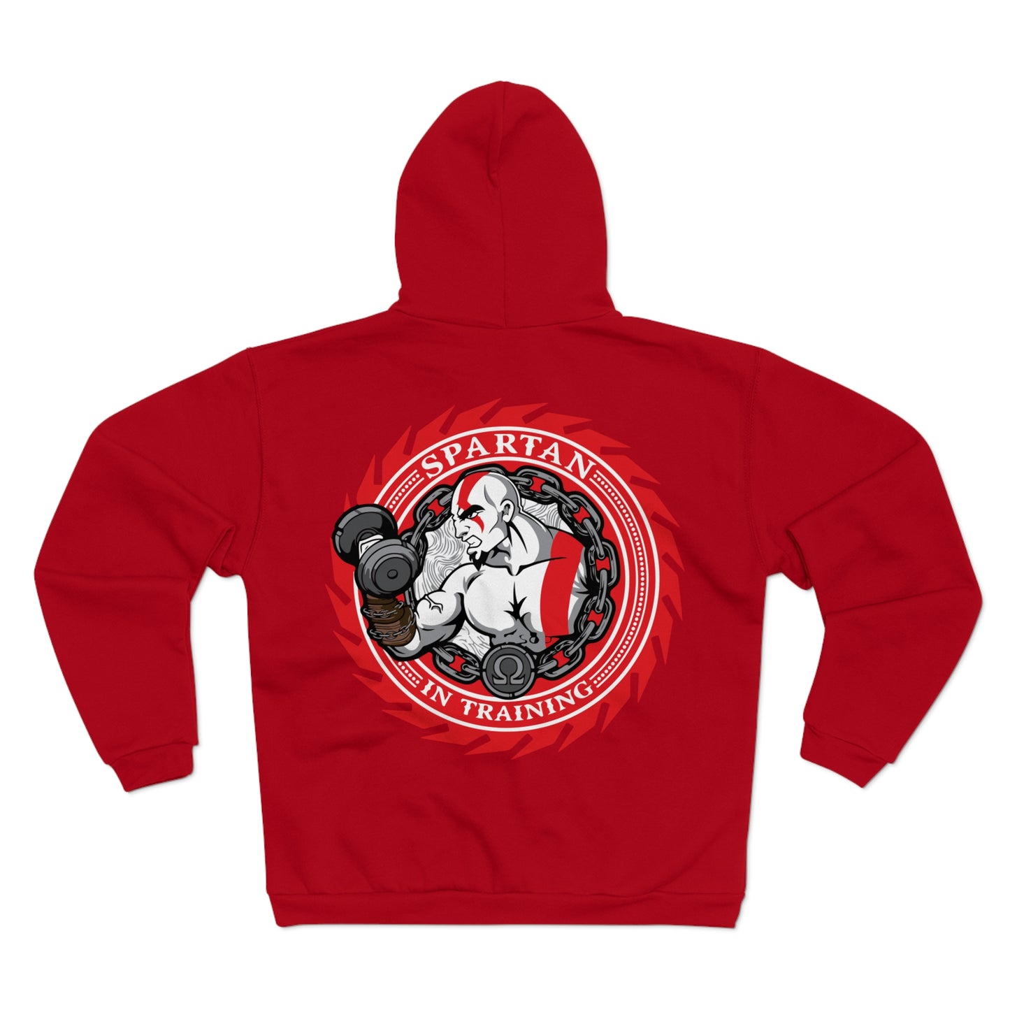 Spartan Strength Unisex Hooded Zip Sweatshirt | Perfect for Fitness Enthusiasts