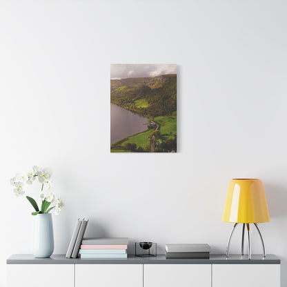 Sruth in Aghadh an Aird or The devil's Chimney Matte Canvas, Stretched, 1.25"