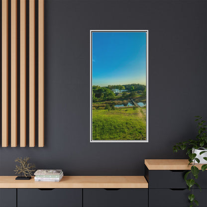 Zageres Lake Matte Canvas, Framed (Multi-color)