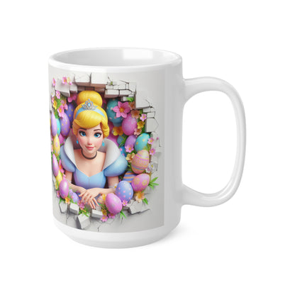 Cinderella Easter Ceramic Coffee Cups - 11oz & 15oz. Perfect for Spring Celebrations!