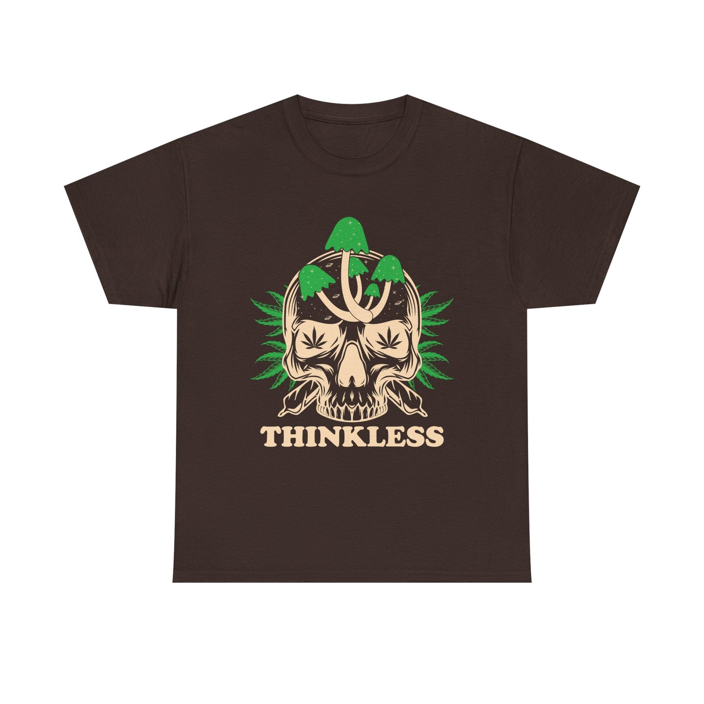 Mushroom Skull 'THINKLESS' T-Shirt