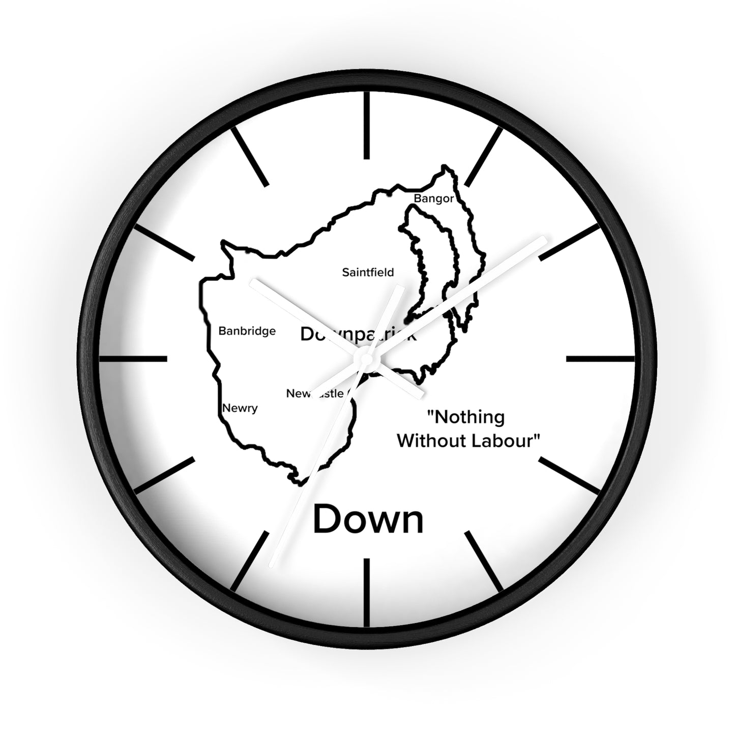 Down County Wall Clock
