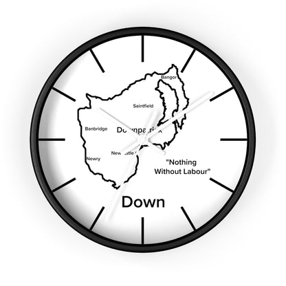 Down County Wall Clock