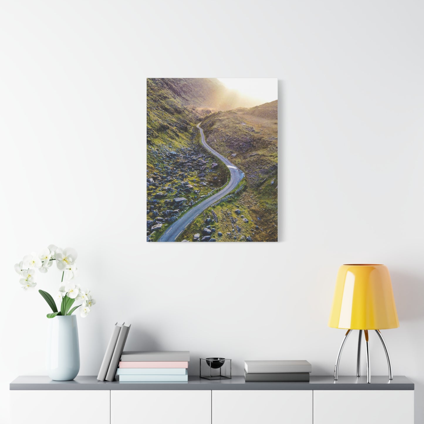 Valley Road Matte Canvas, Stretched, 1.25"