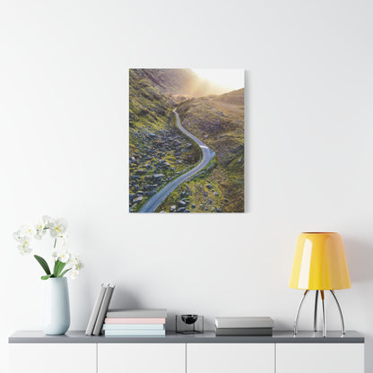 Valley Road Matte Canvas, Stretched, 1.25"