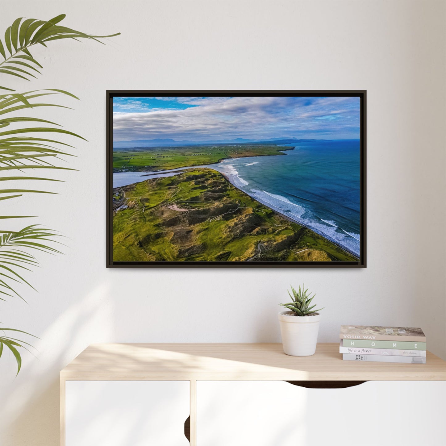 Kerry Landscape Matte Canvas, Framed (Multi-color)