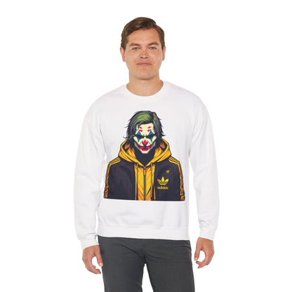 Graphic Crewneck Sweatshirt – Edgy Streetwear with Bold Art Design