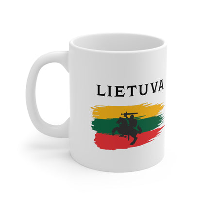 Lithuania Flag Coffee Mug - 11oz & 15oz Ceramic Cups
