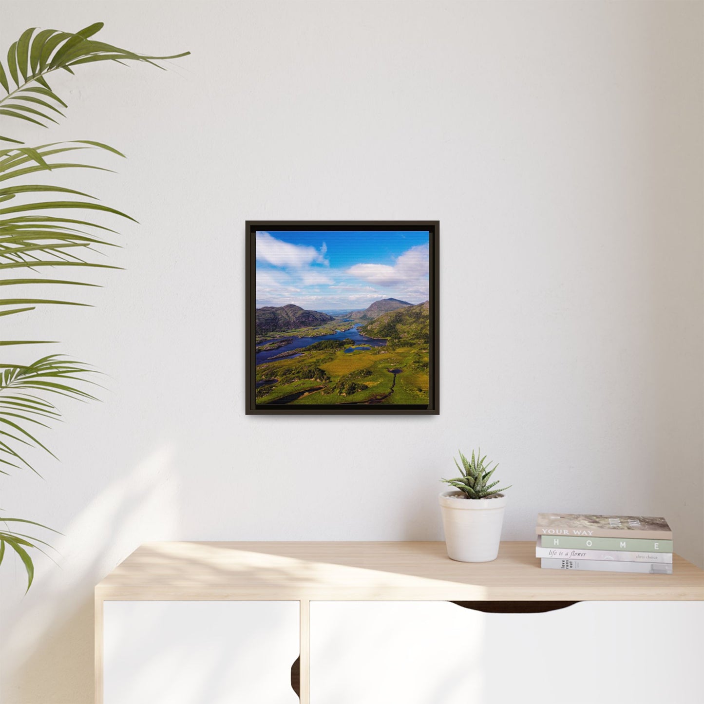 Ladies View Killarney Matte Canvas, Framed (Multi-color)