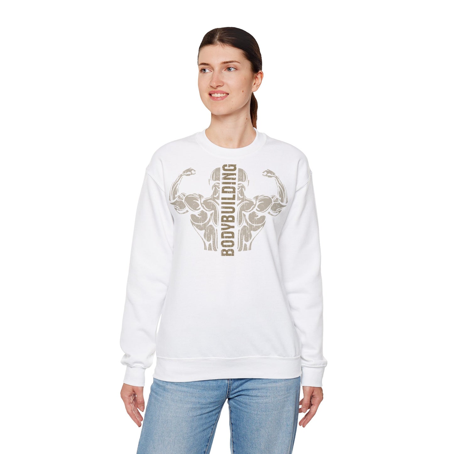 Muscle Power Unisex Heavy Blend™ Crewneck Sweatshirt - Perfect for Bodybuilding Enthusiasts