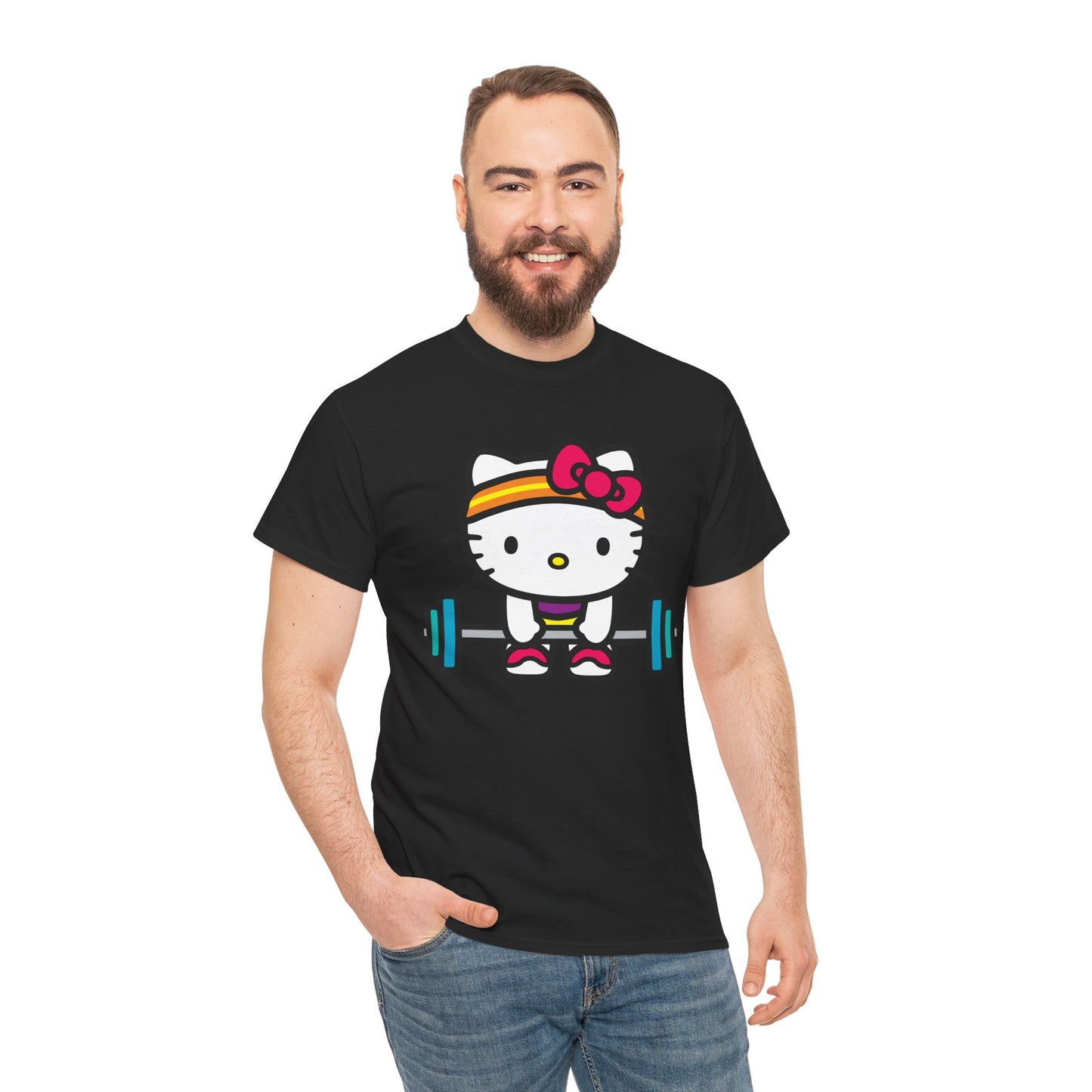 Kitty Gym Unisex Heavy Cotton Tee