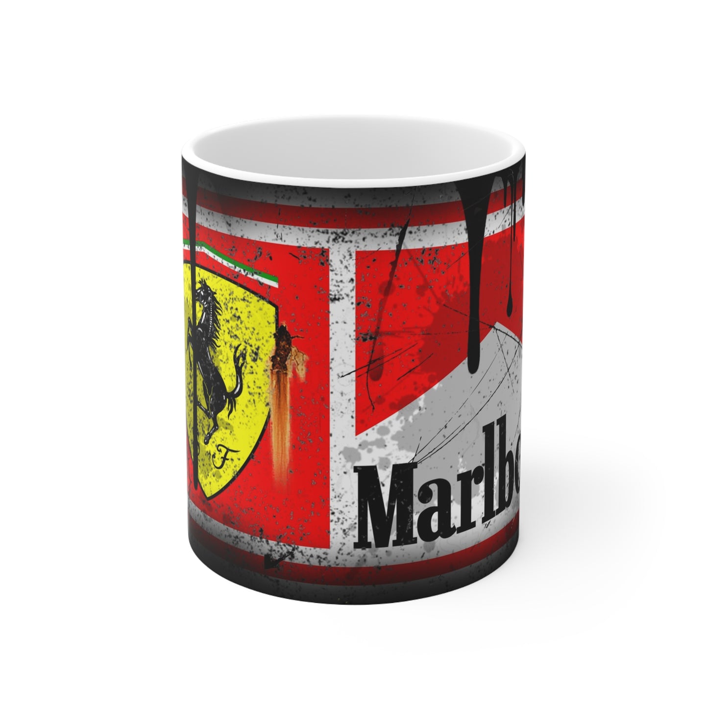 Vintage Racing-Inspired Ceramic Coffee Cups | 11oz & 15oz | Perfect Gift for Car Enthusiasts