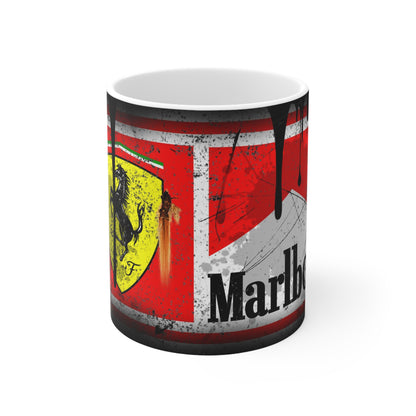 Vintage Racing-Inspired Ceramic Coffee Cups | 11oz & 15oz | Perfect Gift for Car Enthusiasts
