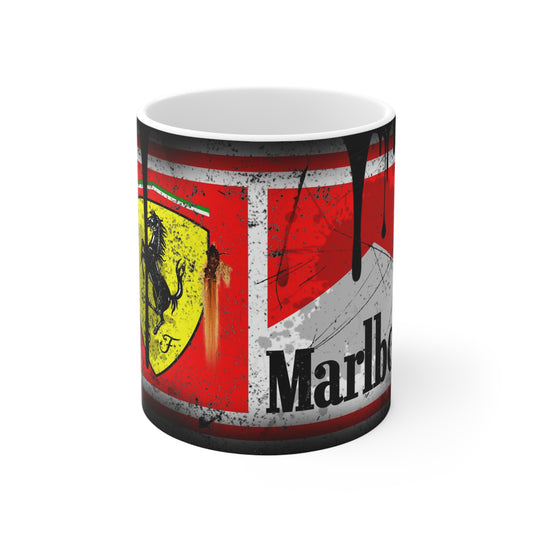 Vintage Racing-Inspired Ceramic Coffee Cups | 11oz & 15oz | Perfect Gift for Car Enthusiasts