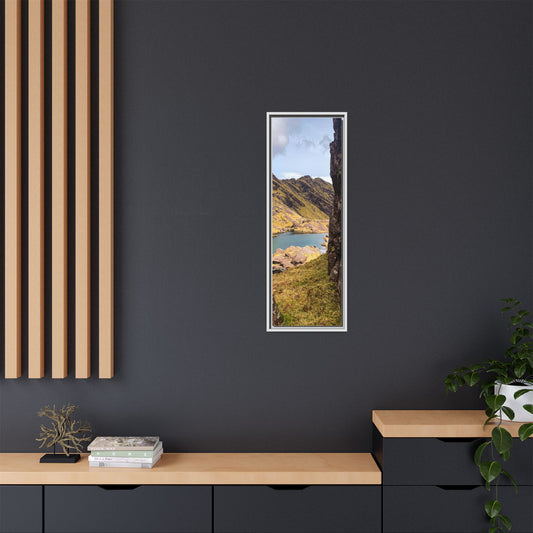 Mount Brandon Valley Matte Canvas, Framed (Multi-color)
