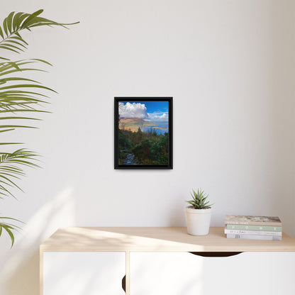 Torc Trail Stairs Matte Canvas, Framed (Multi-color)