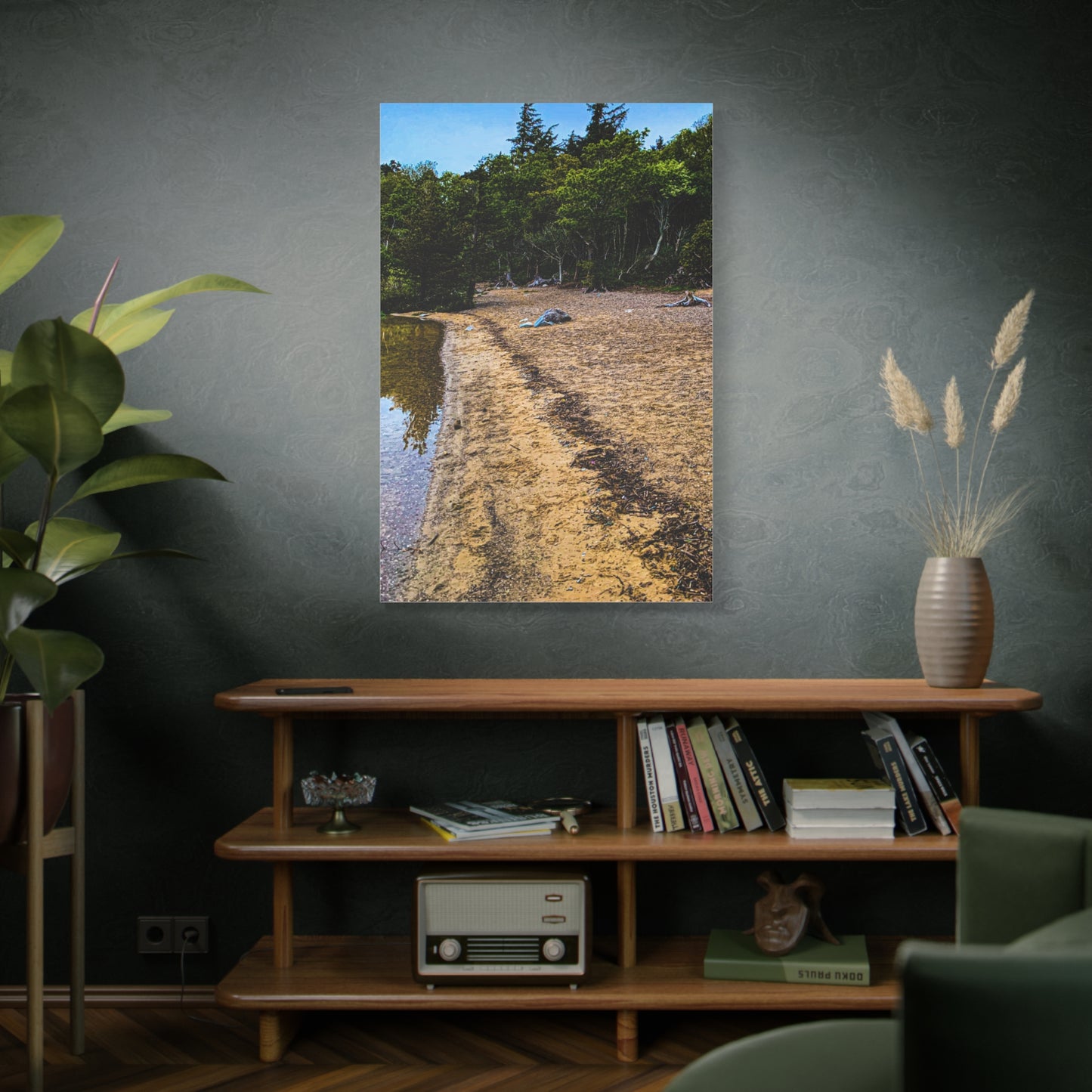 Muckross Lake Beach Matte Canvas, Stretched, 1.25"