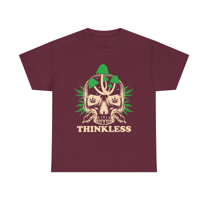 Mushroom Skull 'THINKLESS' T-Shirt