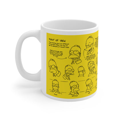 Homer Ceramic Coffee Mug – Fun Quotes & Illustrations