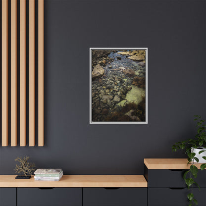 Rocks Matte Canvas, Framed (Multi-color)