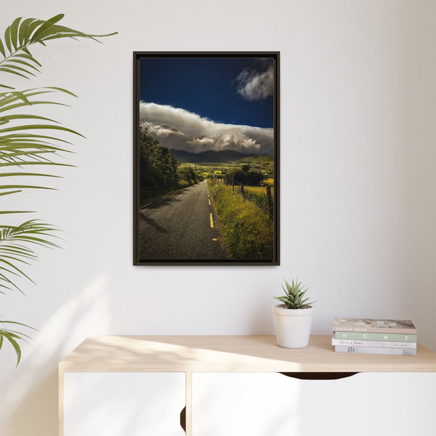 Somewhere In Kerry Matte Canvas, Framed (Multi-color)