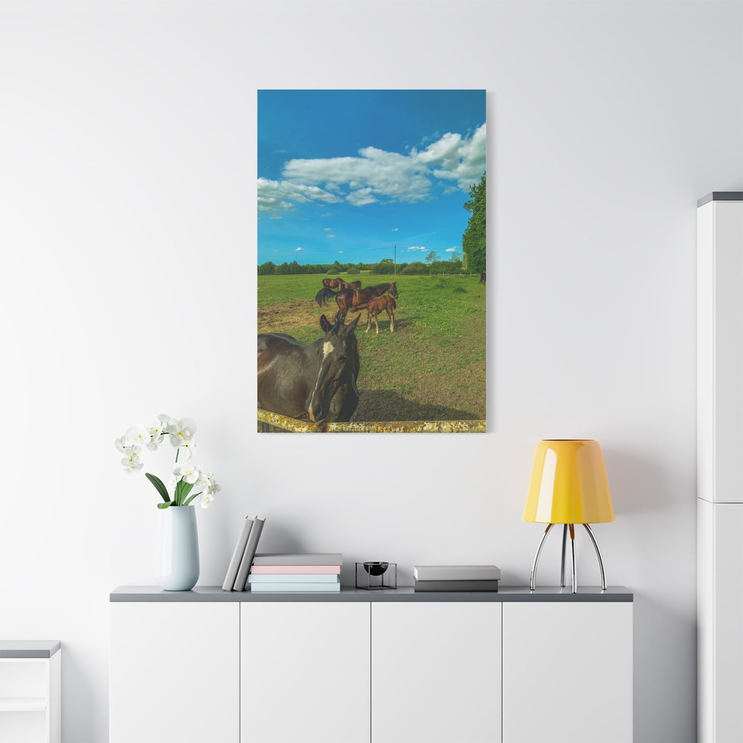 Horse Matte Canvas, Stretched, 1.25"