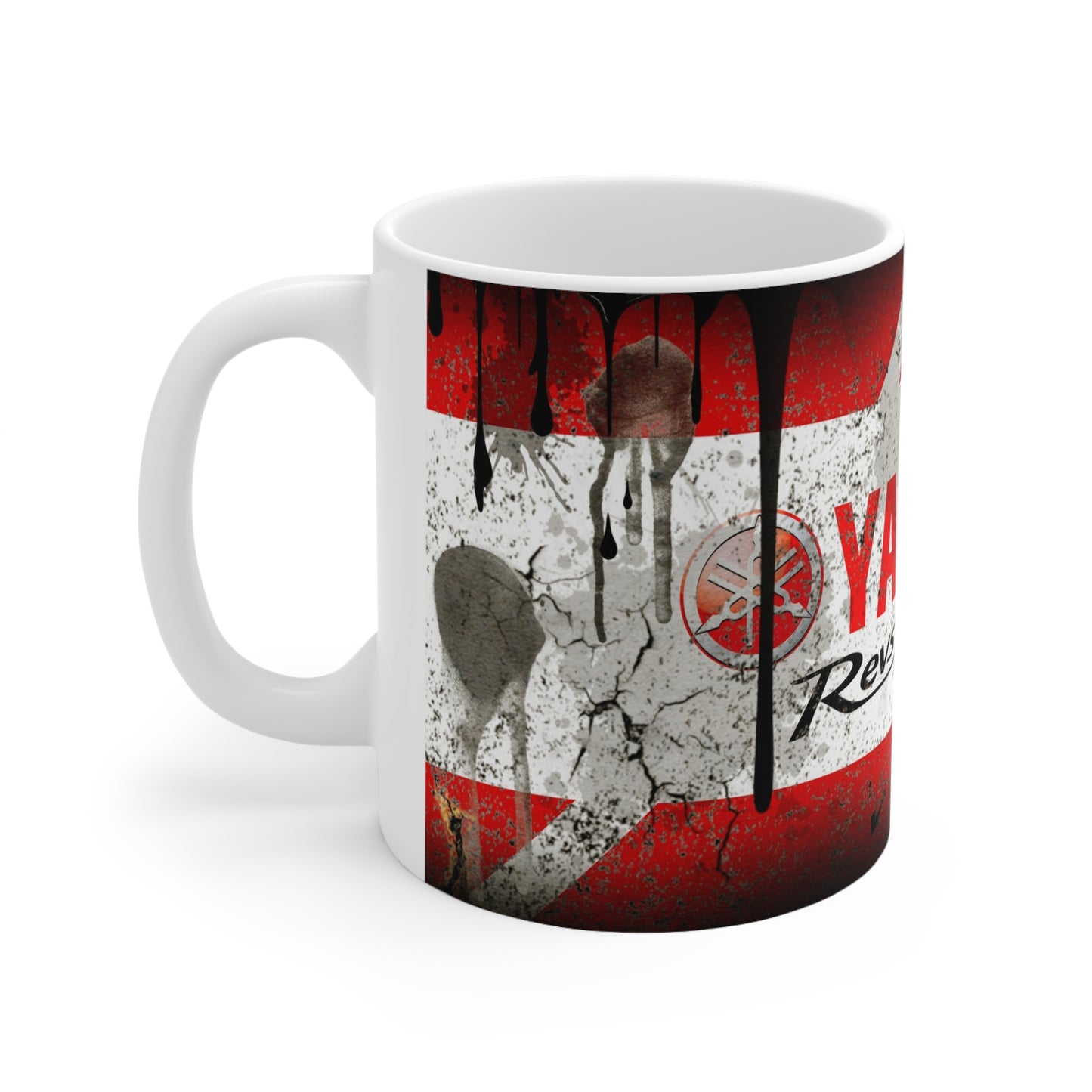 Yamaha Motocycle Ceramic Coffee Mug - Rev Your Heart 11oz & 15oz