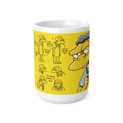 Funny Character Design Ceramic Coffee Mug - 11oz & 15oz