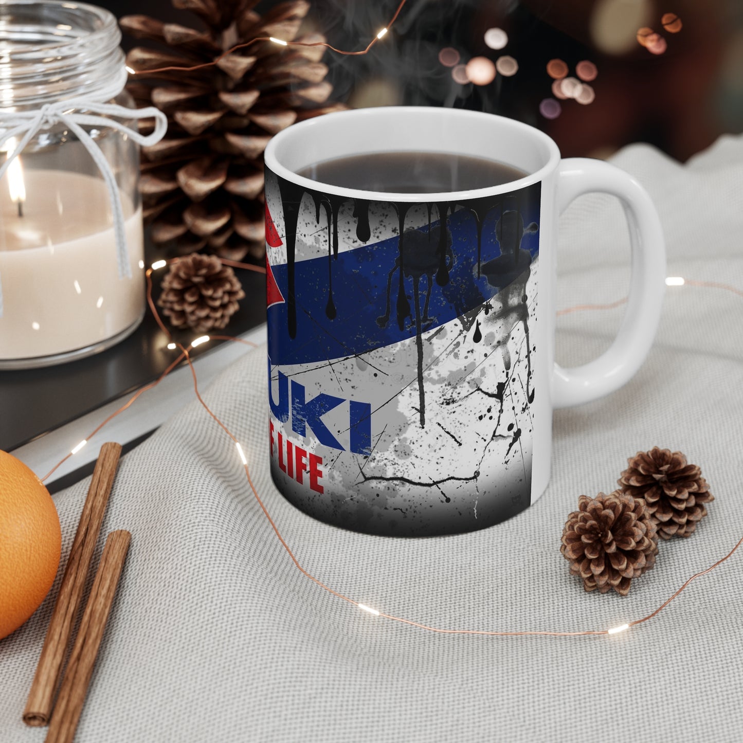 Suzuki Way of Life Ceramic Coffee Cup - 11oz & 15oz | Unique Mug for Enthusiasts