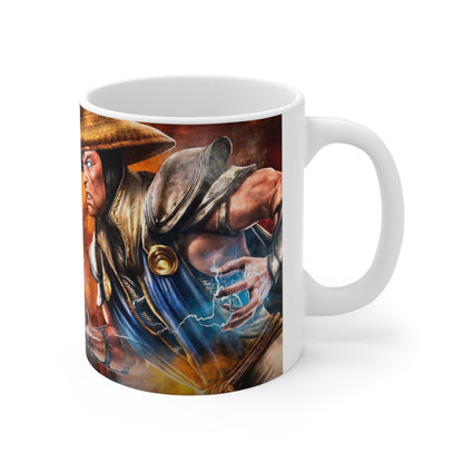 Fantasy Warrior Ceramic Coffee Mug - 11oz & 15oz | Epic Artwork for Gamers