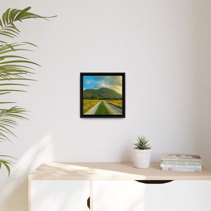 Mountain Torc Matte Canvas, Framed (Multi-color)