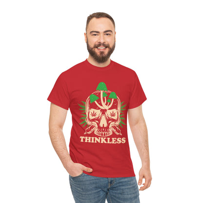 Mushroom Skull 'THINKLESS' T-Shirt
