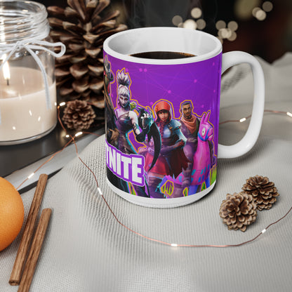Fortnite Ceramic Coffee Cups - 11oz & 15oz - Gaming Themed Mugs for Fans
