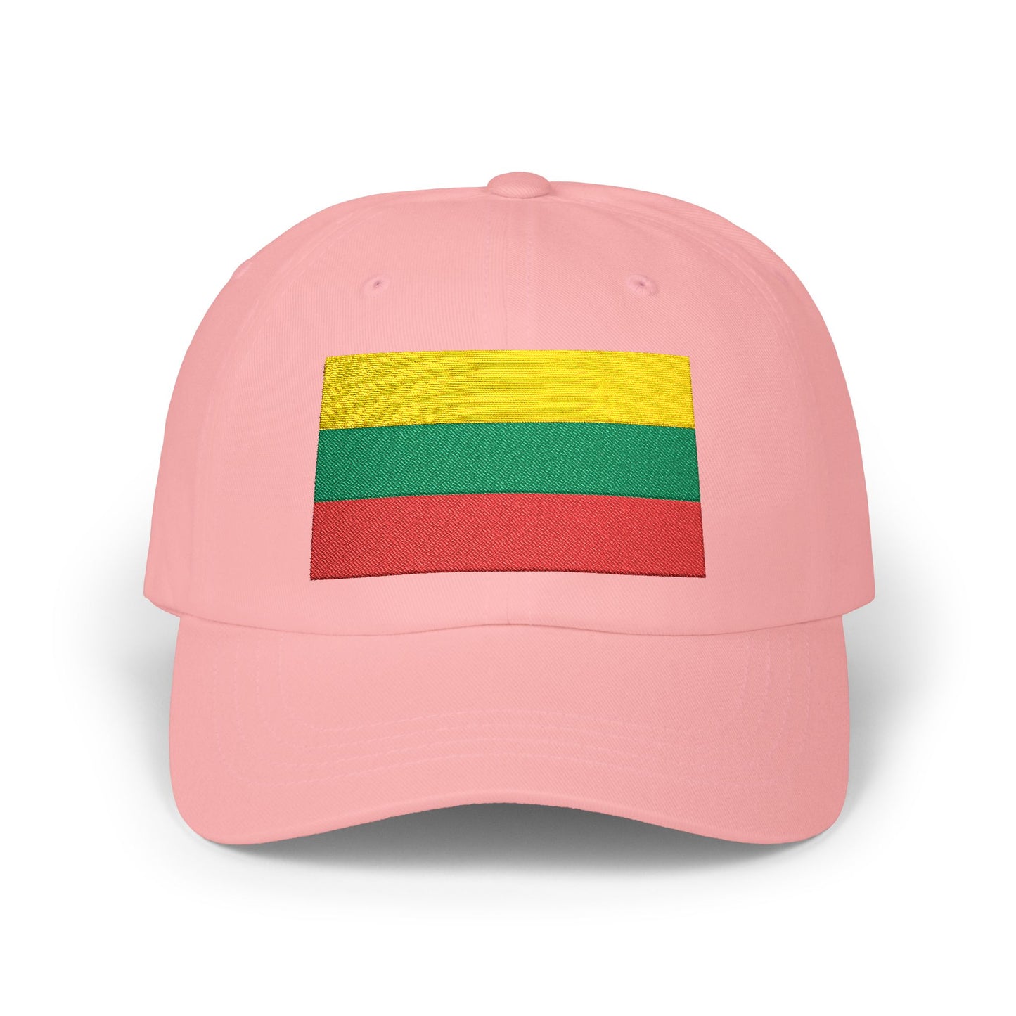 Lithuania Flag Embroidered Classic Dad Cap - Stylish Cotton Hat for Men