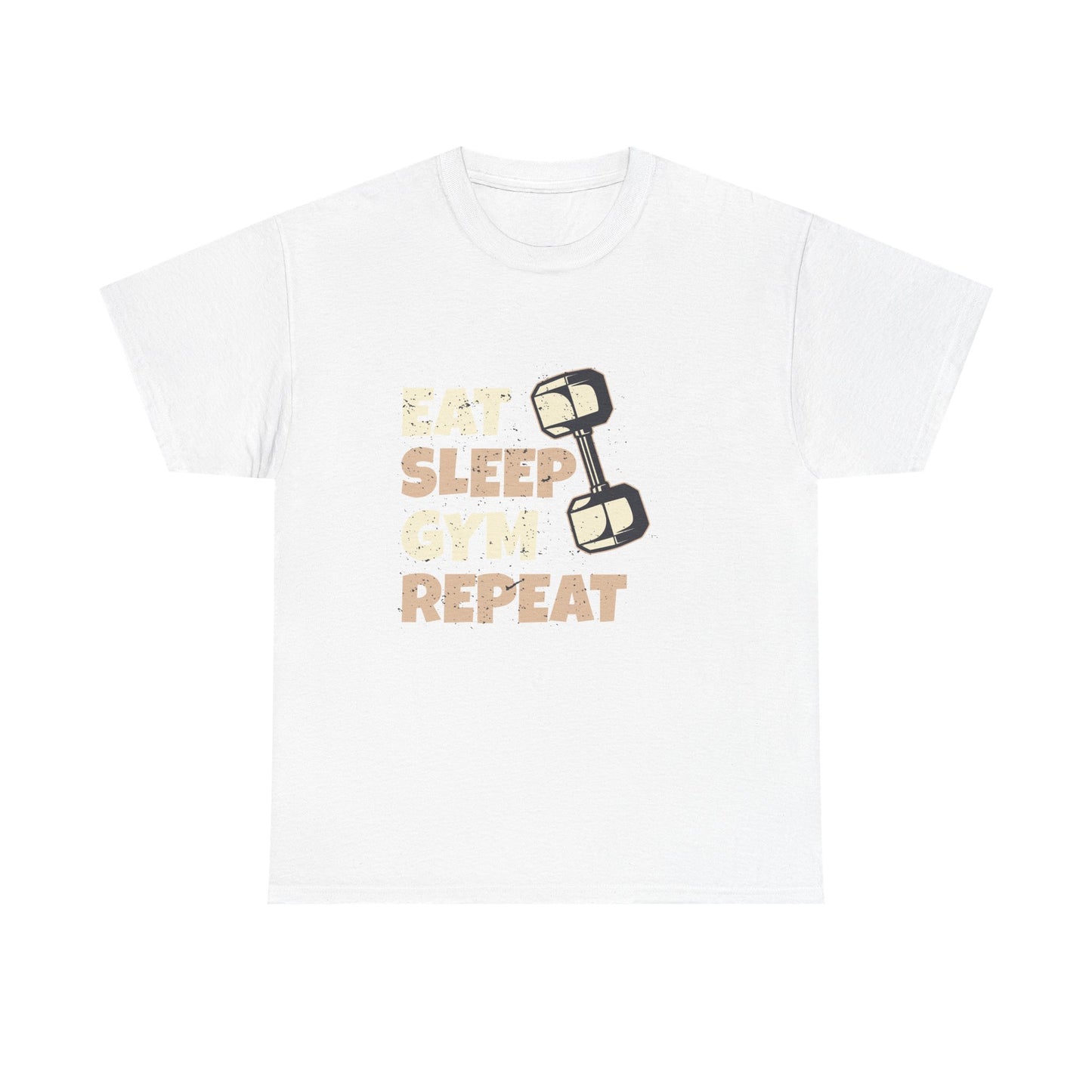 Eat Sleep Gym Repeat Unisex Heavy Cotton Tee