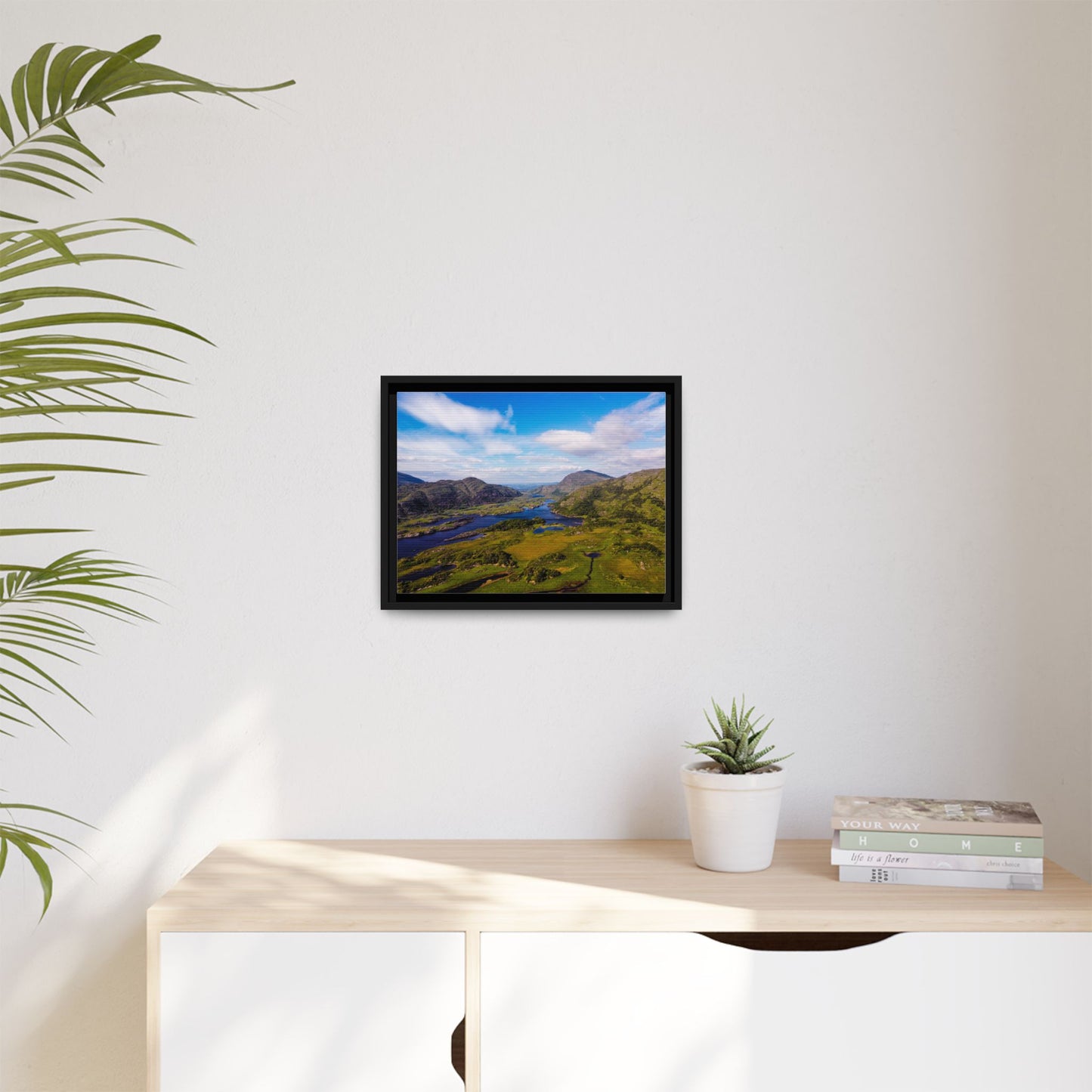 Ladies View Killarney Matte Canvas, Framed (Multi-color)