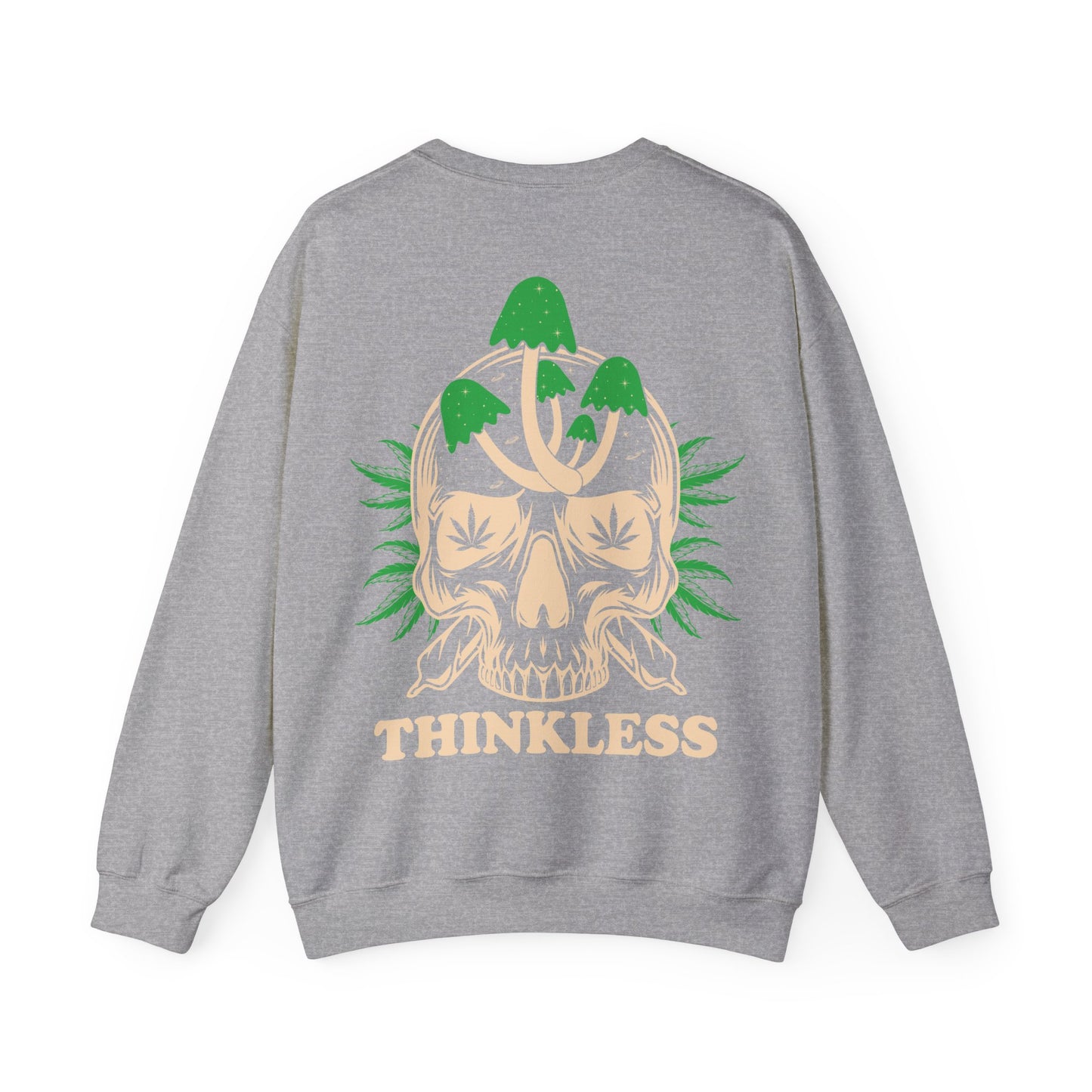 Mushroom Skull 'THINKLESS' Sweatshirt