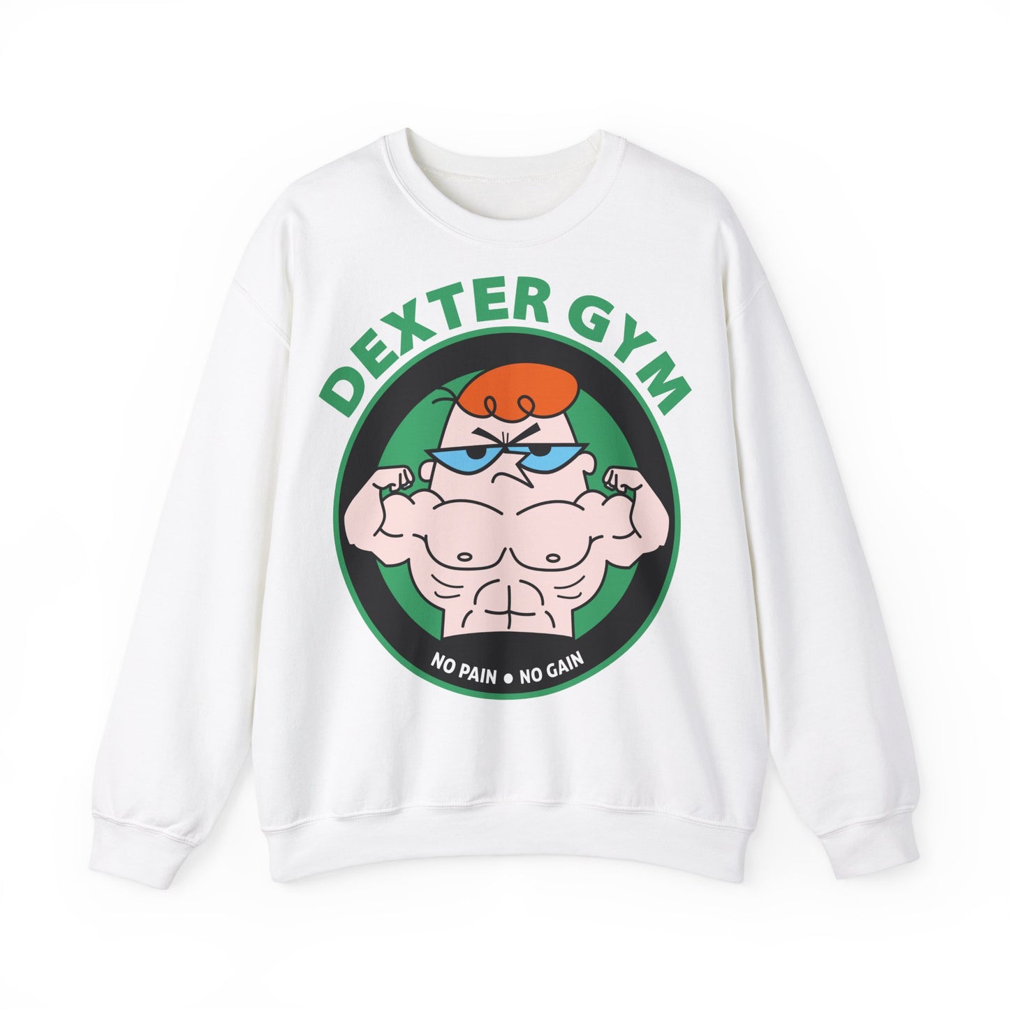Dexter Gym Unisex Heavy Blend™ Crewneck Sweatshirt  - No Pain No Gain Design