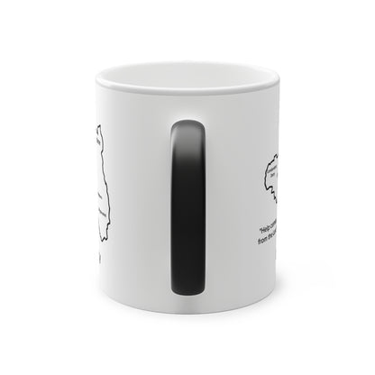 Derry Magic Mug: Color - Changing Coffee Cup with Artistic Map Design