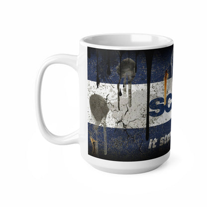 Rustic Scania Ceramic Coffee Cup - 11oz & 15oz - Perfect for Motor Enthusiasts