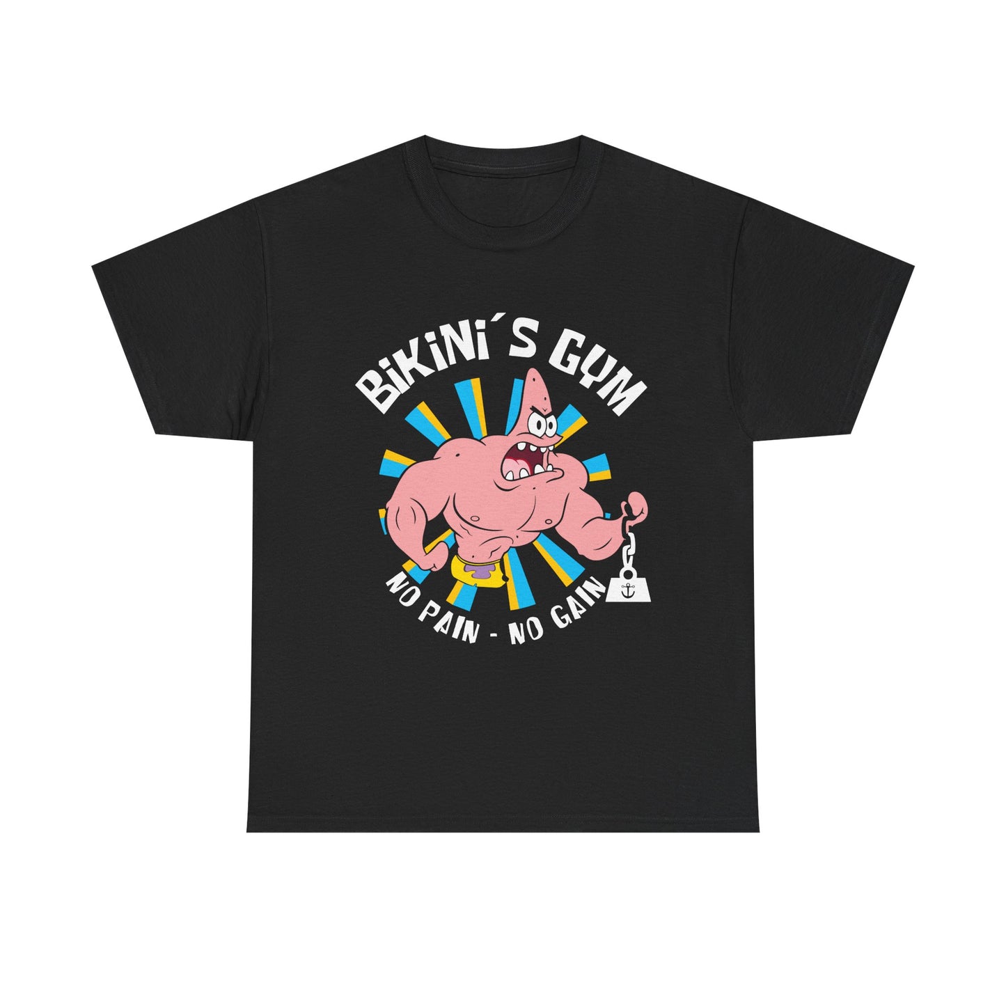 Bikini Gym Patrick Black Unisex Heavy Cotton Tee